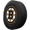 Boston Tire Cover w/ Bruins Logo - White Vinyl