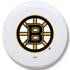 Boston Tire Cover w/ Bruins Logo - Black Vinyl