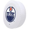 Edmonton Tire Cover w/ Oilers Logo - White Vinyl