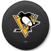 Pittsburgh Tire Cover w/ Penguins Logo - Black Vinyl