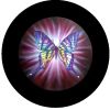 Purple Butterfly Spare Tire Cover