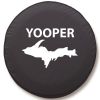 Yooper State Spare Tire Cover - Black Vinyl