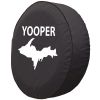 Yooper State Spare Tire Cover - Black Vinyl