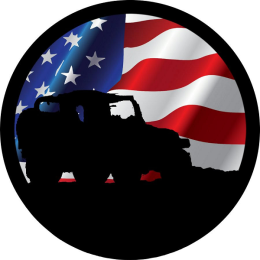 Jeep Shadow Flag Spare Tire Cover