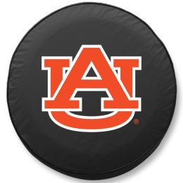 Auburn Tire Cover w/ Tigers Logo - Black Vinyl