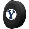Brigham Young Tire Cover w/ Cougars Logo - Black Vinyl