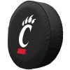 Cincinnati Tire Cover w/ Bearcats Logo - Black Vinyl