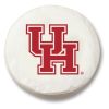 Houston Tire Cover w/ Cougars Logo - White Vinyl
