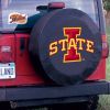 Iowa State Tire Cover w/ Cyclones Logo - Black Vinyl