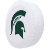 Michigan State Tire Cover w/ Spartans Logo - Green Vinyl