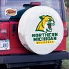 Northern Michigan Tire Cover w/ Wildcats Logo - White Vinyl