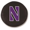 Northwestern Tire Cover w/ Wildcats Logo - Black Vinyl