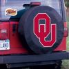 Oklahoma Tire Cover w/ Sooners Logo - Black Vinyl