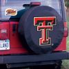 Texas Tech Tire Cover w/ Red Raiders Logo - Black Vinyl