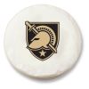 US Military Academy Tire Cover w/ Military Logo - White Vinyl