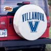 Villanova Tire Cover w/ Wildcats Logo - White Vinyl
