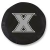 Xavier Tire Cover w/ Musketeers Logo - Black Vinyl