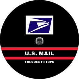 US Mail Frequent Stops Spare Tire Cover - Backup Camera Ready