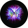 Purple Butterfly Spare Tire Cover