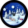 Christmas Village Spare Tire Cover