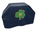 Notre Dame (Shamrock) BBQ Grill Cover - Navy Blue