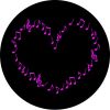 Heart w/ Musical Notes Spare Tire Cover
