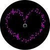 Heart w/ Musical Notes Spare Tire Cover