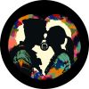 Military Couple in Love Spare Tire Cover