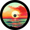 Ocean Sunrise Spare Tire Cover