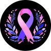 Ribbon w/ Leaves and Hearts Spare Tire Cover
