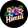 Sunset Island Tropical Spare Tire Cover