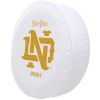 Notre Dame (Vintage) White Spare Tire Cover