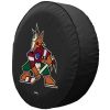 Arizona Tire Cover w/ Coyotes Logo - Black Vinyl