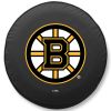 Boston Tire Cover w/ Bruins Logo - White Vinyl