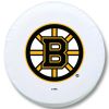 Boston Tire Cover w/ Bruins Logo - Black Vinyl