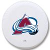 Colorado Tire Cover w/ Avalanche Logo - White Vinyl