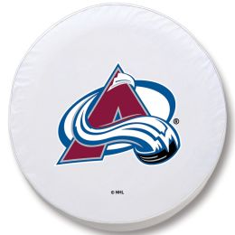 Colorado Tire Cover w/ Avalanche Logo - White Vinyl