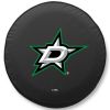 Dallas Tire Cover w/ Stars Logo - Black Vinyl