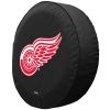 Detroit Tire Cover w/ Red Wings Logo - Black Vinyl