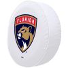 Florida Tire Cover w/ Panthers Logo - White Vinyl