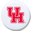 Houston Tire Cover w/ Cougars Logo - Black Vinyl