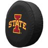 Iowa State Tire Cover w/ Cyclones Logo - Black Vinyl