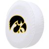 Iowa Tire Cover w/ Hawkeyes Logo - Black Vinyl
