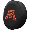 Minnesota Tire Cover w/ Golden Gophers Logo - Black Vinyl