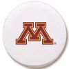 Minnesota Tire Cover w/ Golden Gophers Logo - White Vinyl