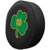 Notre Dame Fighting Irish (Shamrock) Black Spare Tire Cover