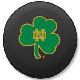 Notre Dame Fighting Irish (Shamrock) Black Spare Tire Cover