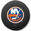 New York Tire Cover w/ Islanders Logo - Black Vinyl