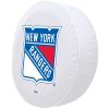 New York Tire Cover w/ Rangers Logo - White Vinyl