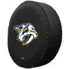 Nashville Tire Cover w/ Predators Logo - Black Vinyl